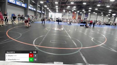 126 lbs Rr Rnd 2 - Justus Doyle, Team Dynamic vs Jadon Shanholtz, 84 Athletes Red