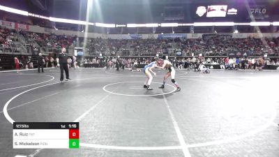 127.5 lbs Round Of 16 - Arianna Ruiz, Florida National Team vs Sienna Mickelson, Pioneer Grappling Academy