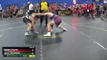 170 lbs Round 1 (6 Team) - Broedy Collins, Team Iowa Red vs Kenny Seggerson, Team Gotcha