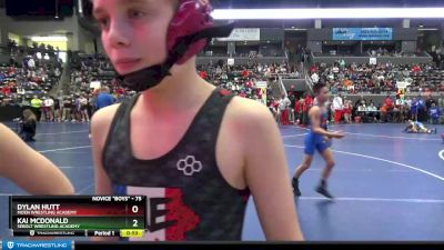 75 lbs Quarterfinal - Shay Lundvall, Sebolt Wrestling Academy vs Cooper Sampson, Moyer Elite