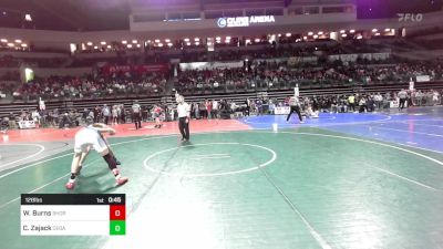 128 lbs Round Of 16 - William Burns, Shore Thing WC vs Charles Zajack, Cedar Grove