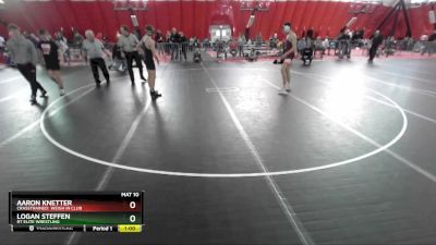 132 lbs Cons. Round 4 - Aaron Knetter, CrassTrained: Weigh In Club vs Logan Steffen, RT Elite Wrestling