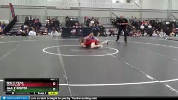 132 lbs Placement Matches (8 Team) - Rhett Peak, Oklahoma Red vs Gable Porter, Iowa