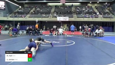 171 lbs Quarterfinal - Noah Hall, Remington, VA vs Josh Jordan, Uniontown, PA