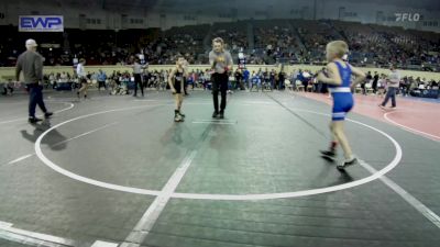 52 lbs Consi Of 8 #2 - Nash McCuistion, Pryor Elementary Wrestling vs Vincent Burgo, Team Tulsa Wrestling Club