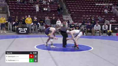 121 lbs Consy Rd Iv - Parker Sentipal, Burgettstown vs Cooper Feltman, Notre Dame - Green Pond