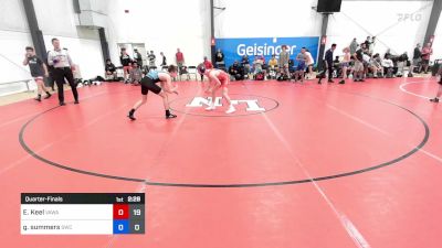 54 kg Quarterfinal - Ezekiel Keel, Team VAWA vs Gage Summers, Seagull Wrestling Club