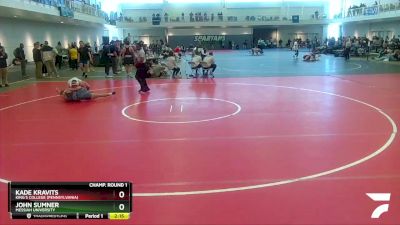 174 lbs Champ. Round 1 - John Sumner, Messiah University vs Kade Kravits, King`s College (Pennsylvania)