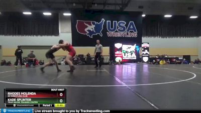 187 lbs Semifinal - Rhodes Molenda, D3 Wrestling Club vs Kade Splinter, Team Nazar Training Center