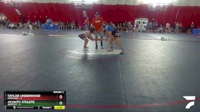 106 lbs Round 2 (4 Team) - Oconto Athlete, Bartlett vs Taylor Underwood, Marathon