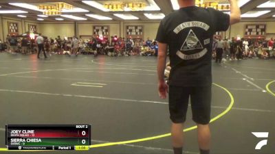 125 lbs Round 1 (6 Team) - Sierra Chiesa, SVRWC vs Joey Cline, Death Squad