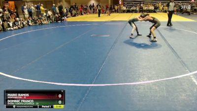 84 lbs Semis (4 Team) - Mario Ramos, Worthington vs Dominic Franco, Dassel-Cokato-Litchfield