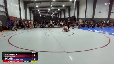 86 lbs Semifinal - Jase Seymour, Cowboy Mat Club vs Joel Vela, Askeo International Mat Club