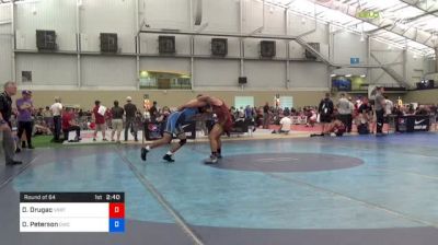 79 kg Round Of 64 - Dean Drugac, Virginia Beach Regional Training Center vs Dakotah Peterson, Dubuque Wrestling Club