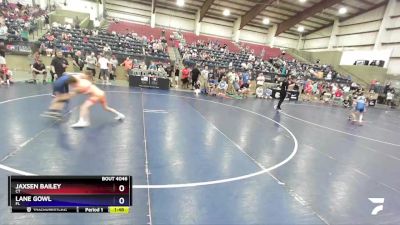 87 lbs Champ. Round 1 - Jaxsen Bailey, CT vs Lane Gowl, FL