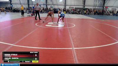 Elite 125 lbs Champ. Round 2 - Derek Steele, Augsburg vs Miguel Garcia, Luther