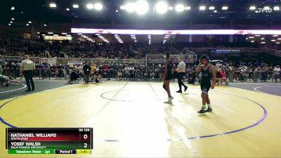 3A 126 lbs Champ. Round 1 - Nathaniel Williams, South Dade vs Yosef Walsh, Palm Harbor University