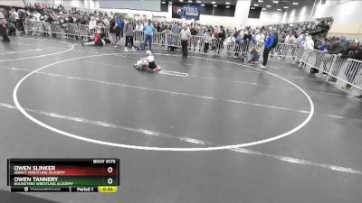 53 lbs Cons. Round 2 - Owen Tannery, Roundtree Wrestling Academy vs Owen Slinker, Sebolt Wrestling Academy