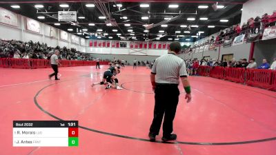 120 lbs Semifinal - Riley Morais, Ludlow vs Jocelyn Antes, Frontier