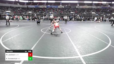 122 lbs Quarterfinal - Maddox Jackson, Claremore Wrestling Club vs Andrij Szczesniuk, Kraken