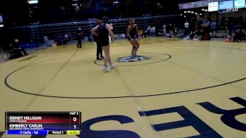 155 lbs Cons. Semi - Sidney Milligan, Lyon College vs Kimberly Carlin, Colorado Mesa University