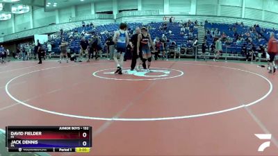 132 lbs Champ. Round 1 - David Fielder, MI vs Jack Dennis, PA