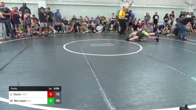 115 lbs Pools - Jake Taylor, West Virginia Wild vs Weston Barragan, Rising Kingz