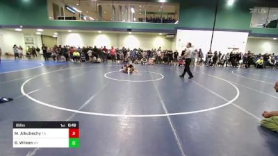 85 lbs Consi Of 8 #2 - Miyon Alkubechy, TN vs Blaise Wilson, WV