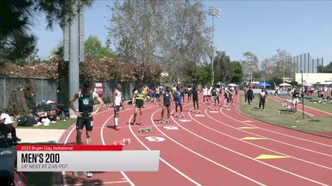 Men's 200m, Finals 1