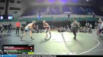 115 lbs Placement (4 Team) - Mark Evans, Team Bear Wrestling Club Navy vs Bryce Muchow, Eastside Youth Wrestling