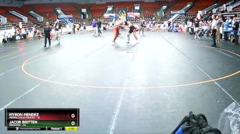 200 lbs Cons. Semi - Jacob Britten, Bronson vs Myron Mendez, Merrillville Pirates