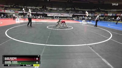 133 lbs Placement (16 Team) - Daniel Haws, Centenary University vs Alex Ropski, Belmont Abbey