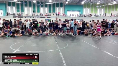 76-80 lbs Round 2 - Paul Ottum, Triangle vs Sawyer Akel, FL Scorpions Wrestling Club