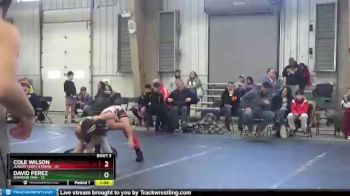 120 lbs Round 2 (4 Team) - Cole Wilson, Junior Terps Xtreme vs David Perez, Diamond Fish