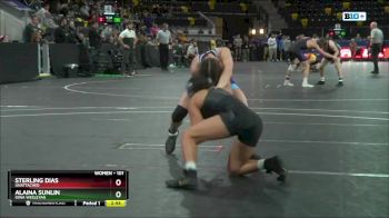 101 lbs Semifinal - Sterling Dias, Unattached vs Alaina Sunlin, Iowa Wesleyan