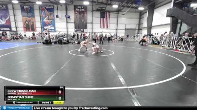 72 lbs Rd# 10- 4:00pm Saturday Final Pool - Sebastian Shine, PA Gold vs Crew Musselman, Dynasty Deathrow