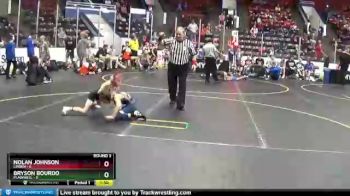 54 lbs Round 3 (4 Team) - Nolan Johnson, Linden vs Bryson Bourdo, Plainwell