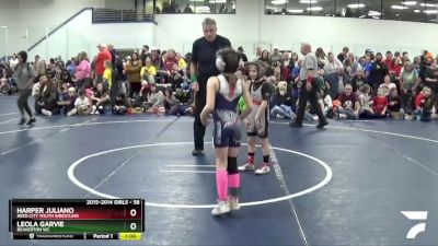 58 lbs Cons. Round 2 - Leola Garvie, Beaverton WC vs Harper Juliano, Reed City Youth Wrestling