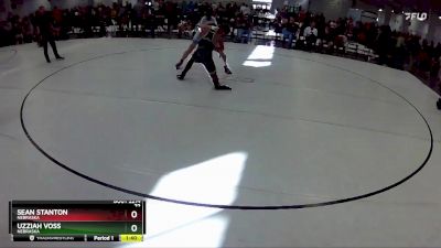 141 lbs Champ. Round 2 - Uzziah Voss, Nebraska vs Sean Stanton, Nebraska