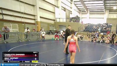 87 lbs Placement Matches (8 Team) - Charlotte Zimmerer, Colorado vs Remy Whitney, Oklahoma