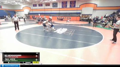 141 lbs Cons. Round 3 - Troy Mock, Elmhurst University vs Bo Niewiadomski, Wisconsin-Eau Claire