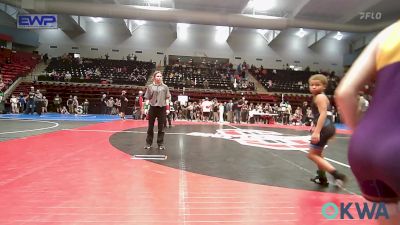 70 lbs Semifinal - JP Cooper, Bristow Youth Wrestling vs Aron Brannon, Pitbull Wrestling Academy