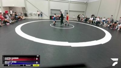 100 lbs Round 1 (8 Team) - Justin Harbin, Alabama vs Brady Byrd, Indiana