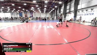 84 lbs Rd# 10- 4:00pm Saturday Final Pool - Matt Harrington, PA Silver vs Gavin Rush, Minion Black