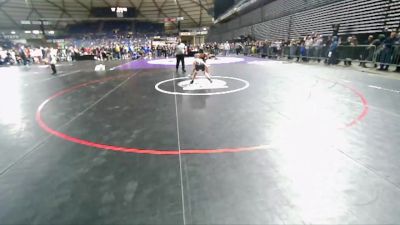 106 lbs Champ. Round 2 - Joseph Brock, Takedown Express Wrestling Club vs Tuff Williamson, Franklin Pierce Cardinal Wrestling Club