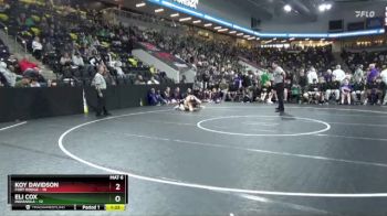 138 lbs Finals (1st & 3rd) - Koy Davidson, Fort Dodge vs Eli Cox, Indianola