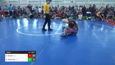 100 lbs Pools - Gabriel Dozier, Black Iron Society vs Noah McEnroe, Pursuit