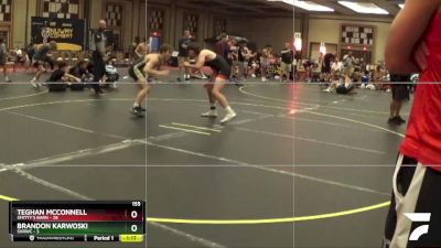 155 lbs Round 5 (6 Team) - Teghan McConnell, Smitty`s Barn vs Brandon Karwoski, SVRWC