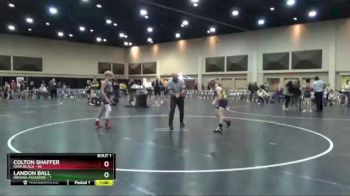 100 lbs Finals (2 Team) - Landon Ball, Indiana Assassins vs Colton Shaffer, Iowa Black