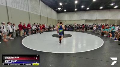 220 lbs Round 2 (8 Team) - Heath Parrish, Minnesota Blue vs Brett Sharp, Georgia Red